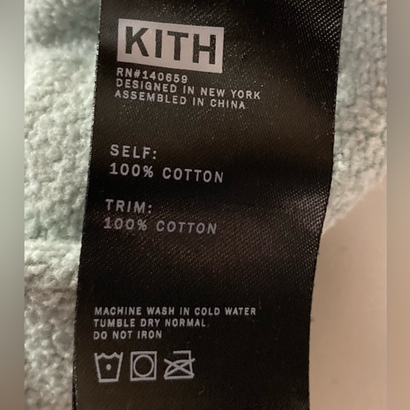 Kith Ombre Jane Hoodie - Blue Kangaroo Pocket Drawstring Size Medium - Picture 11 of 14